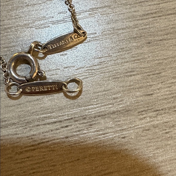 Tiffany & Co. Necklace,with pink Sapphire stone Necklace in Sterling Silver - Picture 3 of 13